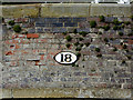 Canal bridge detail near Wrenbury in Cheshire