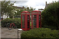 Telephone boxes, off The Strand, Barnstaple