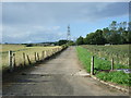 Road towards electricity sub station