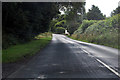 A3124 near Moorend Cottages