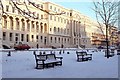 Cheltenham Municipal Offices in snow