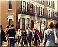 Putney Embankment, boat race day 1982