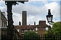 View of the chimney of Greenwich Power Station from Park Row