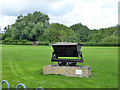 Narrow gauge skip in recreation ground, Hawkwell