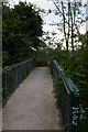 Bridge leading off Thames towpath, north of Four Rivers