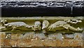 SP4343 : Hanwell, St. Peter's Church: South frieze, ca. 1340: Two winged creatures by Michael Garlick