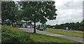 Service station along the A46 at Binley