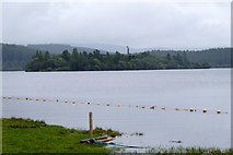 NH7734 : The island in Loch Moy by Mike Pennington