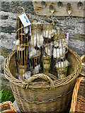 NR3994 : Local wool products for sale in the Old Waiting Room Gallery, Colonsay by Julian Paren
