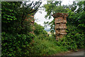 Gateposts above Tilbury Park