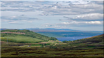 NH6285 : Distant view from above Corriefearn by Julian Paren
