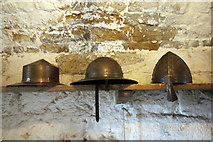 SJ2638 : Choice of Medieval Headgear at Chirk Castle by Jeff Buck