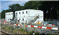 Trackside buildings near Shenfield Railway Station