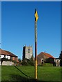 Bank of The River Trent at Althorpe Isle of Axholme North Lincolnshire