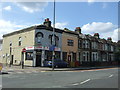 Hairdressers and houses on Lea Bridge Road (A104)