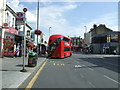 Bus stop on Lea Bridge Road (A104)