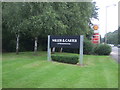 Sign for the Miller & Carter Steakhouse, Wake Arms Roundabout