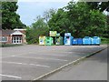 SU6050 : Recycling point - Stratton Park car park by Mr Ignavy