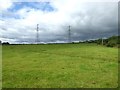 Power lines near Stansmore Wood