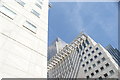 View of the Thomson Reuters and One Canada Square from Mackenzie Walk