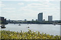 View of towerblocks in Deptford from Canary Riverside #2