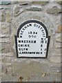 Old Milestone, by the B4500, Dolywern, west of Chirk