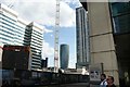 View of a new build in Cubitt Town from South Quay