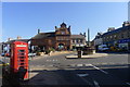 Melrose: the roundabout at the junction of High Street and Abbet Street