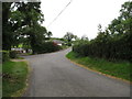 The meeting point of Abbacy Road, Lough Cowey Road, and Mountain Road in the Townland of Thomastown