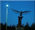 Roundabout sculpture, airfield memorial