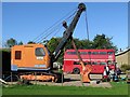 NCK Excavator & Route Master Bus, Chain Bridge Honey Farm