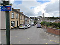 Cycle route 46 direction sign, Old Blaen-Afon Road, Brynmawr