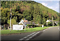 Road junction at Minllyn