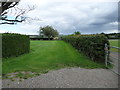 Public footpath to Station Road, near Hall Farm