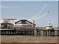 SD3036 : Blackpool Airshow, Breitling Wingwalkers over North Pier by David Dixon