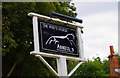 The White Horse (2) - sign, Marsh Way, Woolstone near Faringdon, Oxon