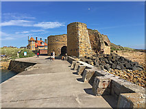 NU2328 : Lime kilns at Beadnell Harbour by John Allan