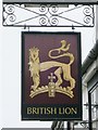 The British Lion sign