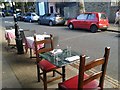 Outdoor dining in Kew Station Road