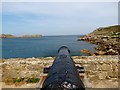 SV8716 : A  cannon's  view  of  the  entrance  to  New  Grimsby  Sound by Martin Dawes