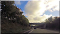 Overbridge over A487 near Garreg Goch