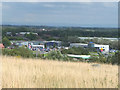 Ravenhead Retail Park from Ravenhead Nature Park