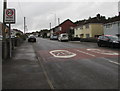 ST0087 : Start of the 20 zone, Tynybryn Road, Tonyrefail by Jaggery