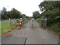 Footpath and cycle-track beside the A472, Maesycwmmer