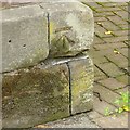 Bench mark, Old Library, Stafford