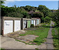 Lockup garages near Sea Road South, Bridport