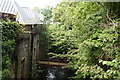 Clitheroe:Footbridge over small brook