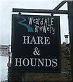 Sign for the Hare & Hounds, Westgate