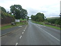 Bus stop on the A689