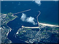 Tynemouth and South Shields from the air